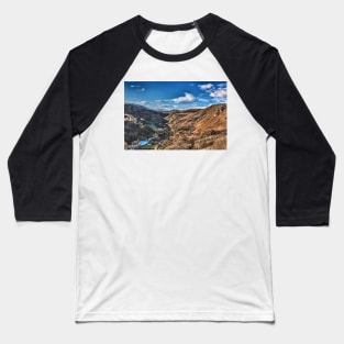 Monsal Head Peak District Baseball T-Shirt